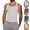 #01 Light Gray, variant on Mens Wide Strap Tank Top Sleeveless Ribbed Tee Round Neck Stretchy Cotton Muscle Fit Gym Training Daily Wear Shirt, #01 Turquoise, XXL