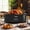 Black, variant on SUNVIVI 20 Quart Turkey Electric Roaster Oven with Self-Basting Lid, Stainless Steel, Black
