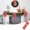 Red, variant on Christmas Snow Ribbon Car Christmas Tree Holiday Decoration Ribbon Gift Pink Red Gray Brown Cloth 200x6cm for Gift Wrapping Tree Decor Home Accents