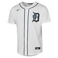 thumbnail image 2 of Youth Nike Riley Greene White Detroit Tigers Home Replica Player Jersey, 2 of 3