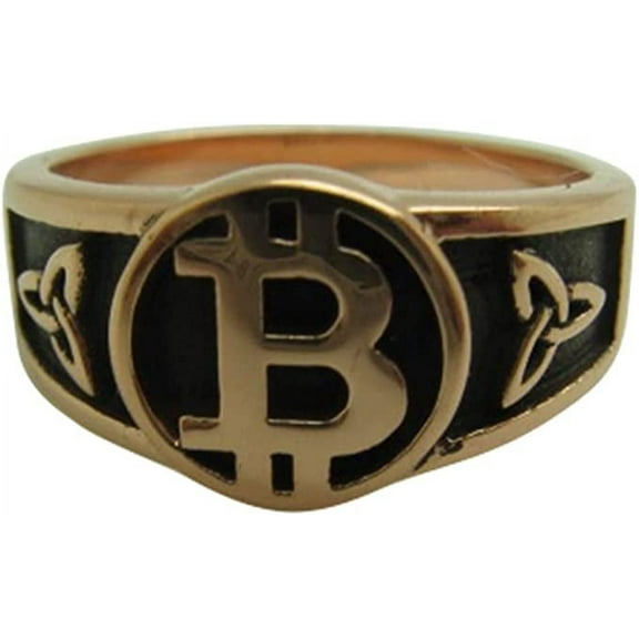 Size 10 Solid copper Celtic band ring CRI12281- 1/4" Wide