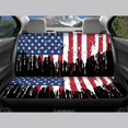 thumbnail image 6 of Pzuqiu American Flag Pattern Car Seat Covers Full Set Easy to Install Light Front and Rear Seat Cover Set, Stretchy Breathable Compatible, 6 of 10