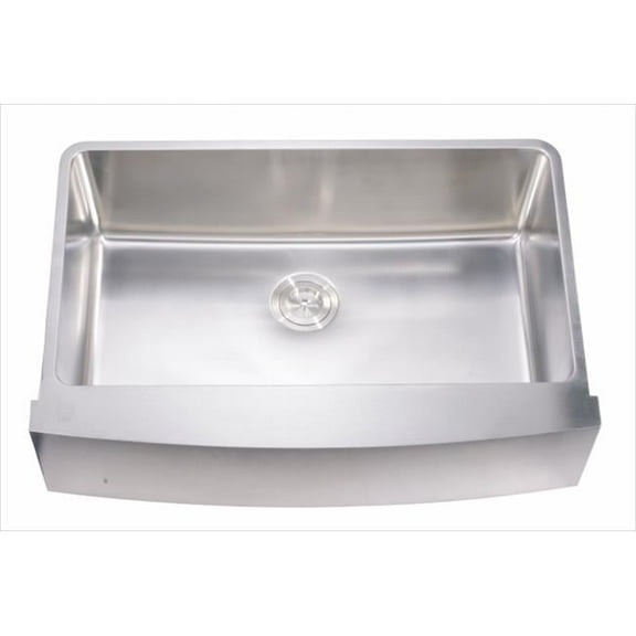 Dawn® Undermount Single Bowl with Curved Apron Front Sink
