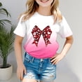 thumbnail image 2 of Godom Girls Super Soft Short Sleeve T-Shirts Soft Cotton Tees Summer Cute T Shirts, 2 of 5