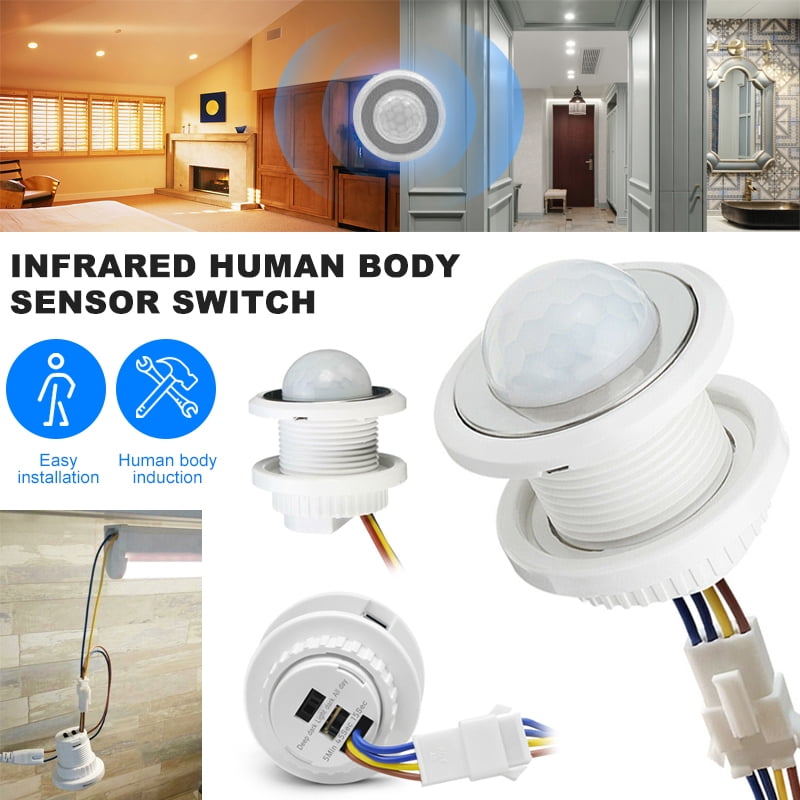 LNKOO Human Motion Body PIR Infrared Motion Sensor Switch Movement