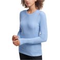 thumbnail image 1 of DKNY Womens Striped Pullover Sweater, Blue, XX-Small, 1 of 1