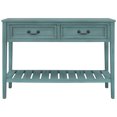 thumbnail image 1 of Entryway Console Sofa Couch Table Sofa Table Console Table with Storage Shelf and Drawers, Accent Wood Wall Table with Drawers for Living Room Entryway (Light Green), 1 of 8