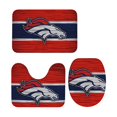 thumbnail image 4 of Juego de alfombras de baño de 3 piezas del equipo Broncos Alfombra antideslizante para baño de 31,5 x 20 pulgadas, 4 of 7