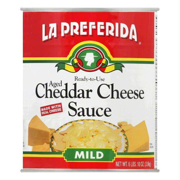 La Preferida Mild Aged Cheddar Cheese Sauce, 106 Oz (Pack of 6