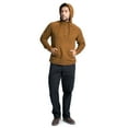 thumbnail image 2 of Wrangler Workwear Men's and Big Men's Sweater Fleece Mock Neck Hoodie, Size S-3XL, 2 of 12