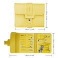 thumbnail image 2 of Ensemble de Manucure pour Hommes 16 en 1 Kit de Manucure Professionnel en Acier Inoxydable, Ensemble de Manucure pour Femmes pour Voyage Ou Maison (Jaune Citron), 2 of 5