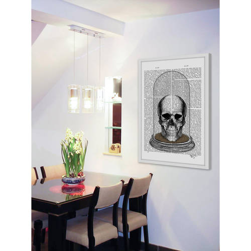 Marmont Hill "Skull in Bell Jar" Framed Painting Print