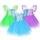 thumbnail image 2 of Disfraz de hada Pixie para niñas, princesa Disney Tinker Bell, vestido azul y morado con alas, vestidos de fiesta de cumpleaños, 2023, 2 of 5