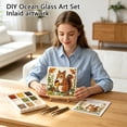 thumbnail image 2 of Sea Glass Art Kit with Little Garden Squirrel Mosaic Design, 1 Complete Set, Assorted Colors, for Adults, Diy Craft Kit, 2 of 2