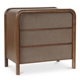 thumbnail image 2 of Moe's Home Collection Rye Solid Wood 3-Drawer Bedroom Nightstand in Warm Brown, 2 of 4