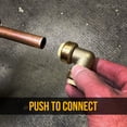 thumbnail image 3 of [Paquete De 10] Procuru 1/2 Pulgadas Pushfit Codo De 90 Grados Push-To-Connect Accesorio De Latón Para Tuberías De Cobre Pex Cpvc Pe-Rt (8X2012-10P), 3 of 5
