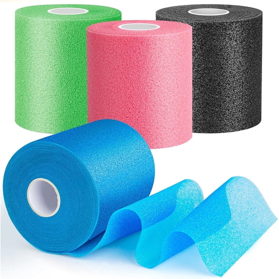 4 Pack Pre Wrap Athletic, Multi Color Prewrap