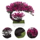 thumbnail image 4 of Plantas verdes simuladas en macetas, flores artificiales en macetas, decoración de bonsái para el hogar, 4 of 8