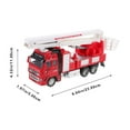 thumbnail image 2 of WHAMVOX Fire Fighting Truck Emergency Vehicle Fire Truck Model Toy Kids Pull-back Vehicle Model, 2 of 8