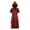BB-Wine, variant on QATAINLAV Womens Cute Cat Ear Hood Mini Gothic Dress Streetwear Full Zip Sweatshirts Jackets Halloween Costumes, Wine, S