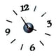 thumbnail image 3 of Reloj de acrílico de bricolaje, superficie de espejo, decoración de reloj decorativa de pared para sala de estar, dormitorio - negro Jumpingount HA3328-02B, 3 of 6