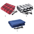 thumbnail image 4 of Matsuzay Manta eléctrica de 12V, rejilla de doble cara, forro polar para coche, alfombras de calefacción automática, espesar energía, estera Electrodomésticos, 4 of 6