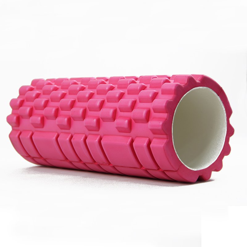 Massage Foam Roller 13x5.5" Physical Therapy Back Spine Pain Gym Yoga Fitness Pink