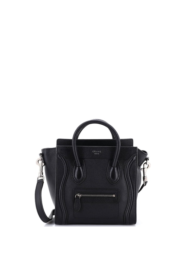 Pre-Owned Luggage Bag Grainy Leather Nano By Rebag