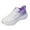 Purple, variant on XIMIN Women's Tennis Walking Shoes Comfortable Running Walking Shoes Breathable Non-Slip Workout Gym Soften Wear Resistant Cross Training Athletic Sneakers