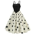 thumbnail image 3 of Robe d'Été pour Femmes, Robe d'Été pour Femmes, Mode Décontractée Ample Imprimée Camisole Sans Manches Col en V Robe d'Été Ourlet Grand, Robe Décontractée pour Femmes, Robe d'Été Décontractée pour Femmes, 3 of 8