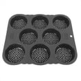 thumbnail image 2 of Molde de Silicona para Panecillos de Hamburguesa, 8 Cavidades, Fácil de Desmoldar, Utensilios de Cocina, 2 of 10