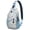 Lightweight Hi, variant on Lightweight Hiking Sling Backpack Featuring Marine Life, Sea Turtle Cartoon, and Coral Reef Abstract Art, Multi-Functional Design Ideal for Travel and Outdoor Enthusiasts