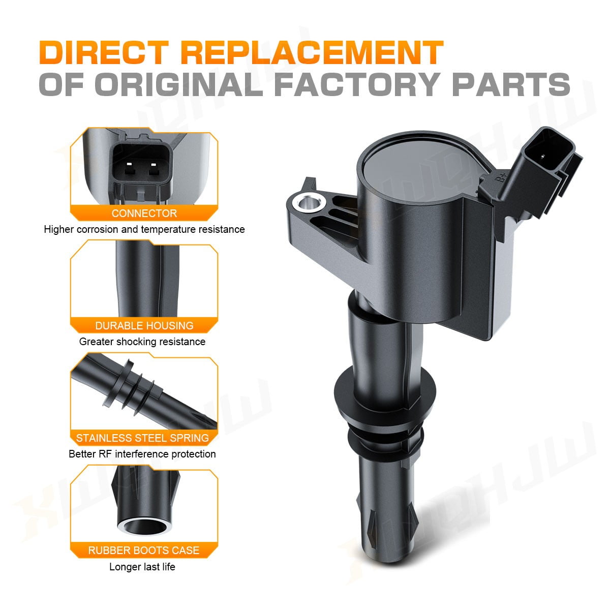 8 Pack Ignition Coils For Ford F150 4.6L 5.4L V8 Triton 2004 2005 2006 2007 2008