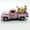 Pink, variant on Easter Metal Truck Decor,Spring Easter Metal Truck with Mini Rabbit Family Ornaments,Spring Farmhouse Vintage Pickup Car Decor for Tabletop Centerpiece Home Kitchen Decorations