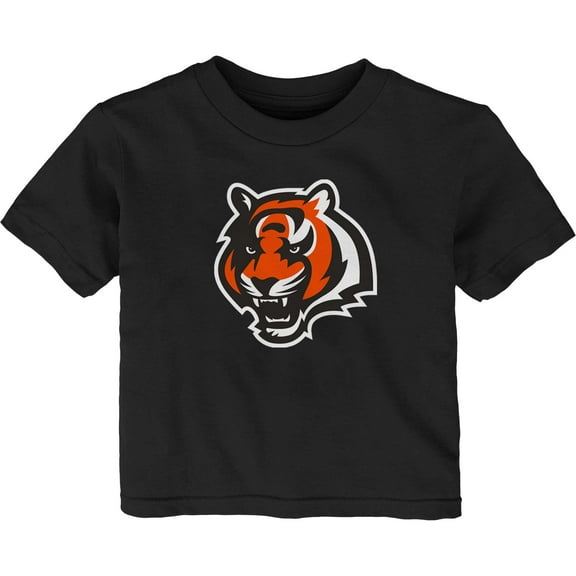 Infant Black Cincinnati Bengals Primary Logo T-Shirt