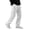 01#White, variant on Men's Plus Wide Leg Baggy Sweatpants Elastic Waist Cargo Jogger Pants with Side Pockets for Gym Lounge Casual Wear Gray XL
