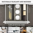 thumbnail image 7 of Bamboo Drawer Dividers Organizers, Kitchen Drawer Organizer, Drawer Cabinet Organizers, Dinnerware Serving Storage, Adjustable Drawer Divider for Clothes, Kitchen, Dresser, Bedroom, Bathroom & Office, 7 of 7
