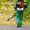 SESSLIFE Backpack Leaf Blower, 52CC 2Cycle Gaspowered Leaf Blower for