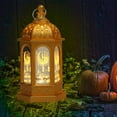 thumbnail image 4 of Ramadan Lantern Decoration Plastic LED Eid Mubarak Lamp Exquisite Battery Powered Ramadan Festival Table Light Home Festival Decoration Gift for Children Home Tabletop Decor, 4 of 8