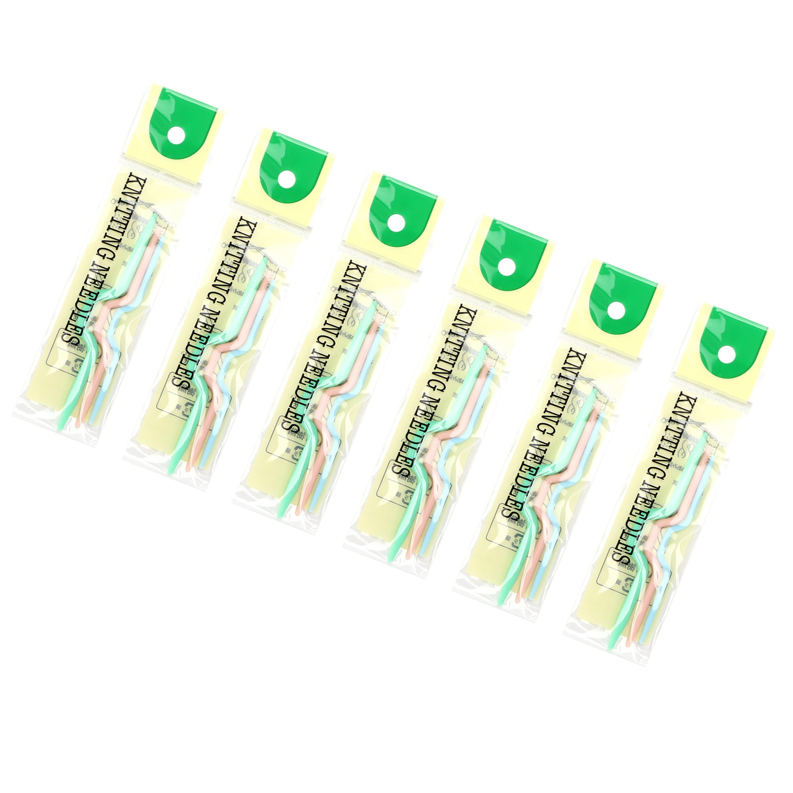 Knit Needle, Plastic Small Size Crooked Needle For Stitch Tools For