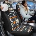 thumbnail image 3 of Uorisanigo Automotive Seat Covers - Breathable & Stylish, Aztec African Tribal Front Drive Seat Cover Universal Fit for Most Cars, SUVs, Trucks, and Vans, 3 of 7