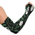 thumbnail image 2 of ALAZA Skull Roses Leaf UV Sun Protection Arm Sleeves UPF 50+ Compression Cooling Sleeve 1 Pair, 2 of 7
