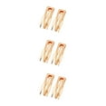 thumbnail image 2 of fastboy Hair Ornaments Sturdy Simple Styling Tools Side Clip Snap Fastener Clip Gold 3Set, 2 of 6