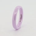 thumbnail image 4 of Ceramic 4mm Purple lavendar Wedding Band Classic High Polished Ring Comfort Fit Men Women, 4 of 6