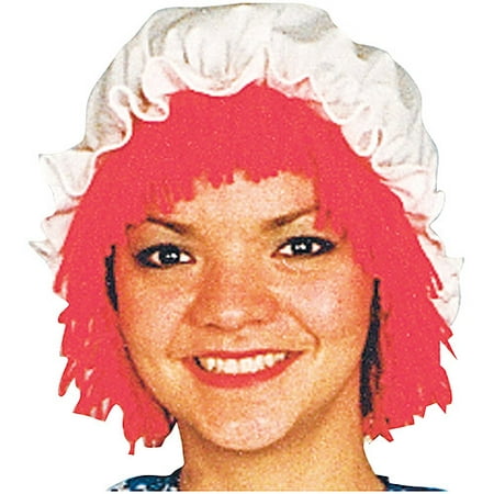 Raggedy Ann Wig and Hat Adult Halloween Accessory