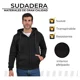 thumbnail image 2 of Sudadera Hoodie Hombre Mujer Unisex Forro De Borrega, 2 of 8