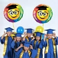 thumbnail image 5 of PMU Graduation Smiley Graduate 18 Inch Mylar Foil Balloon Pkg/5, 5 of 8