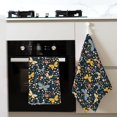 thumbnail image 4 of Sikiie Flowers Butterfly Waffle Weave Kitchen Dish Cloth,Super Absorbent Kitchen Dish Towels 16*26 Inches for Dish Rags Washing Dishes, Drying Dishes, 4 of 7