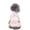 Pink, variant on LLXD Dog Winter Fleece Bodysuit Camel XL 4-Leg Striped Warm Pet Clothes with D-Ring for Small to Medium Breeds Cozy Puppy Pajamas Coat