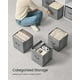 thumbnail image 4 of Cubos de almacenamiento SONGMICS Cattail Grey UROB126G01 26x28 cm, 4 of 6